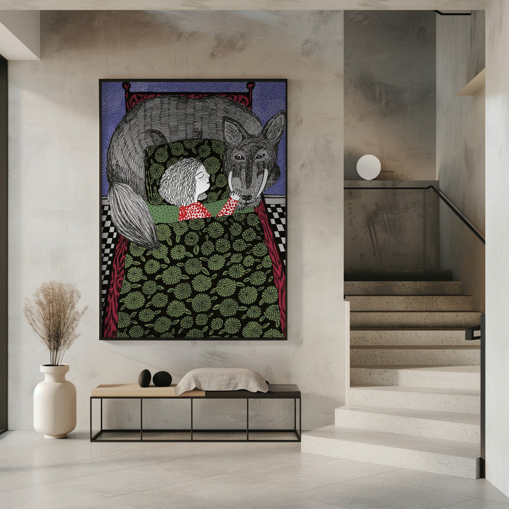 Mädchen und Wolf | Poster
