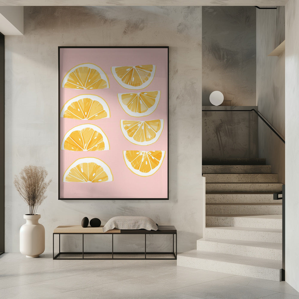 Sliced Lemons | Poster