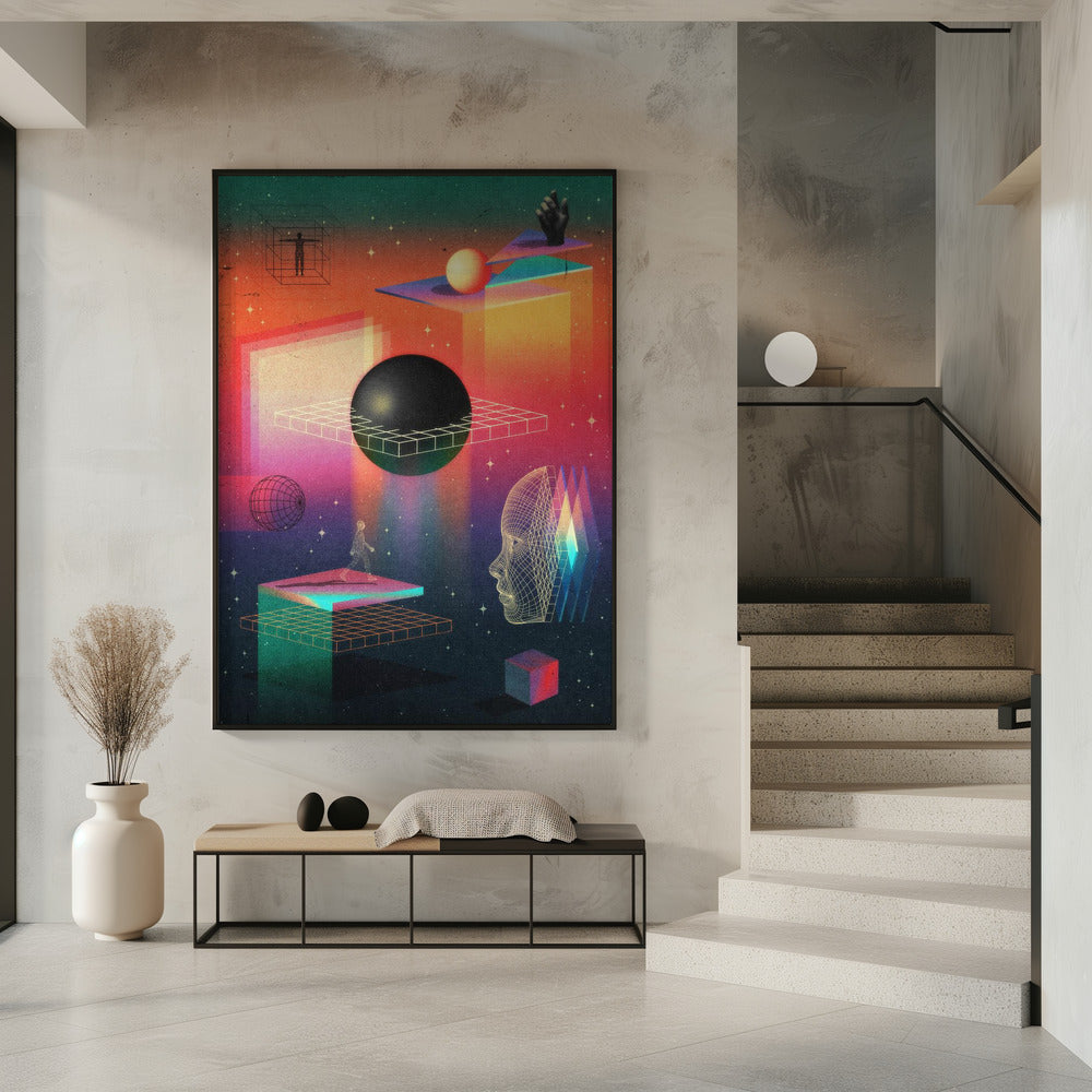 Between Dimensions | Poster