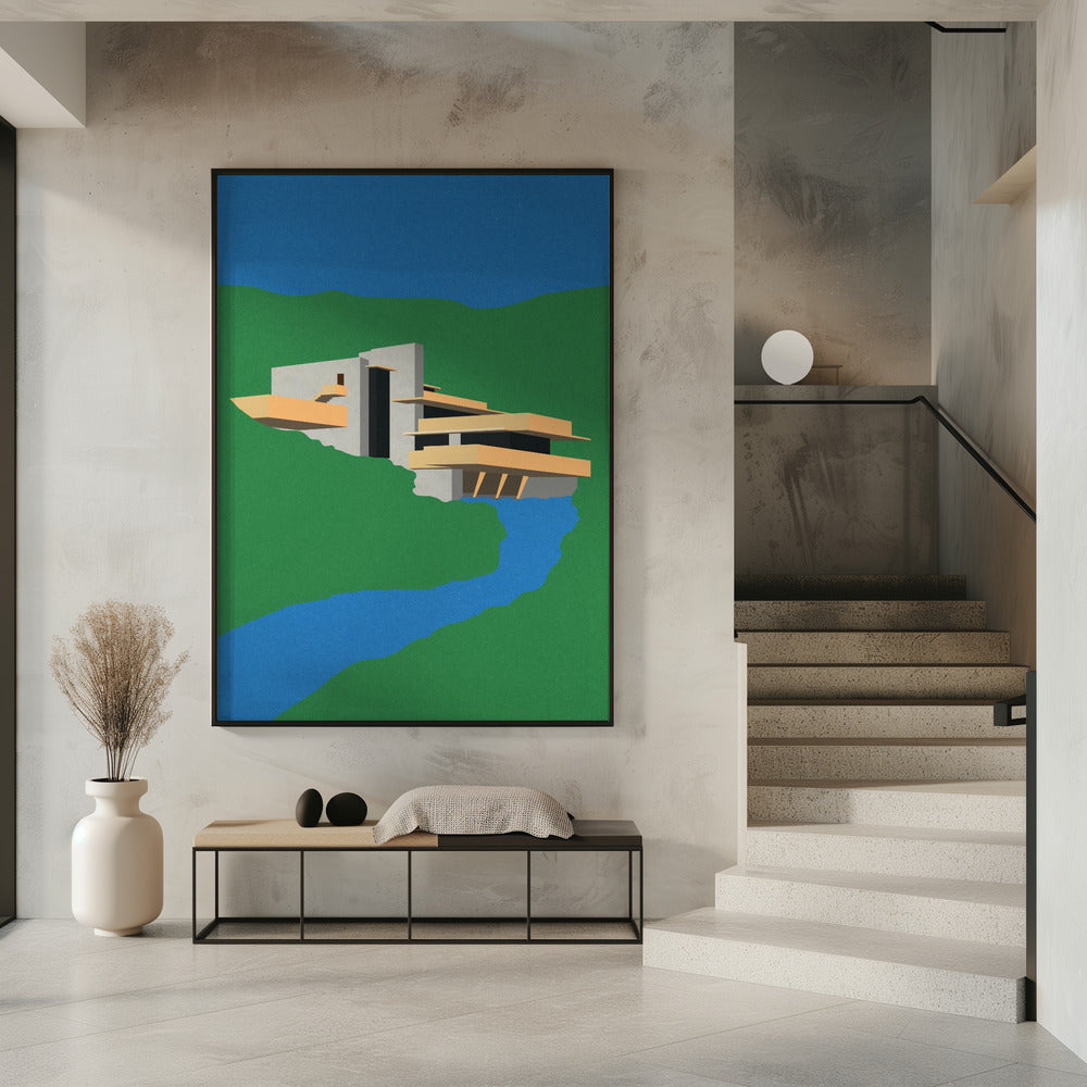 Frank Loyd Wright Falling Water | Poster