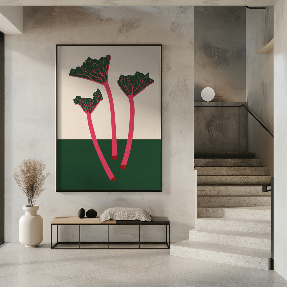 Swedish Garden Rhabarber | Poster