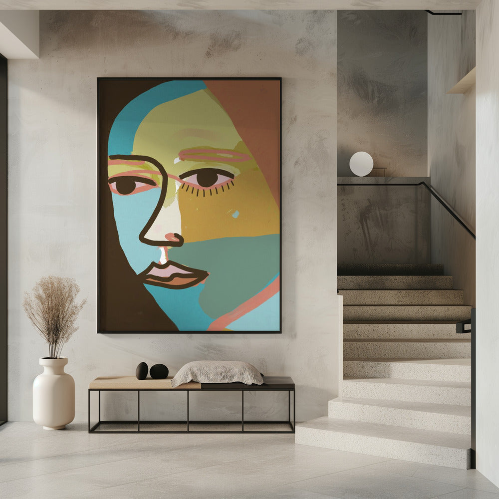 Abstraktes Gesicht | Poster