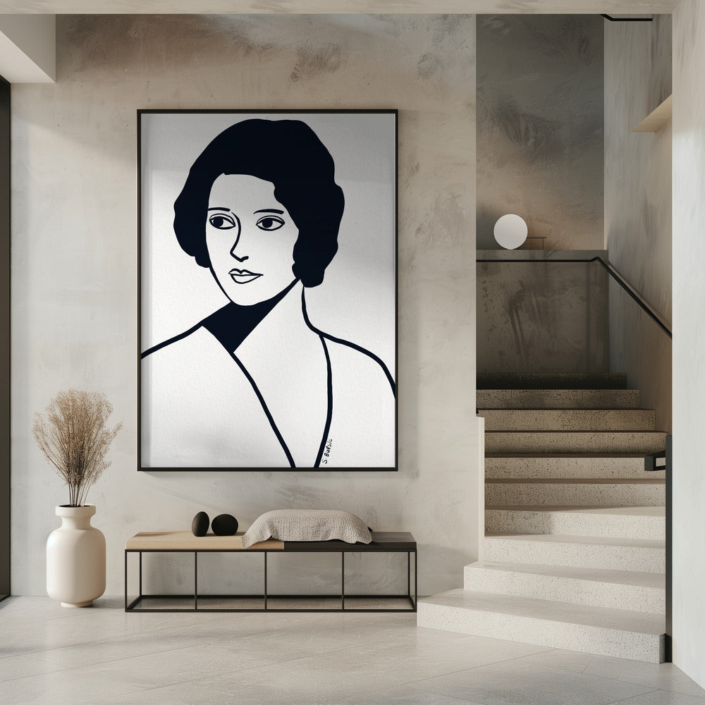 Vintage Frau | Poster