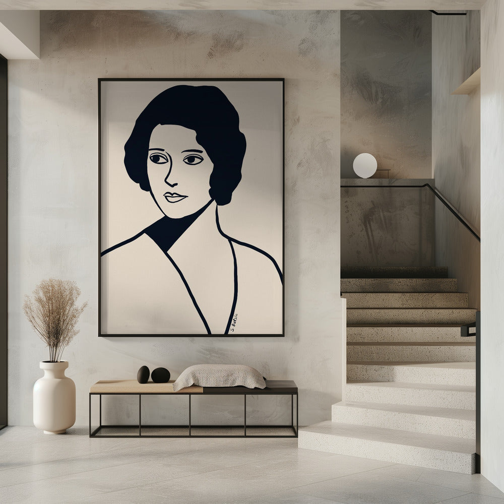 Vintage Frau | Poster