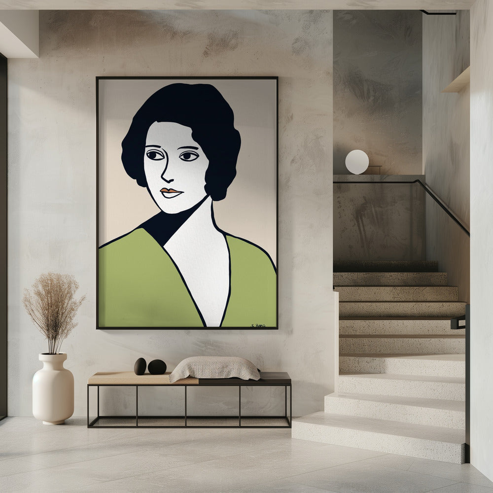 Vintage Frau | Poster