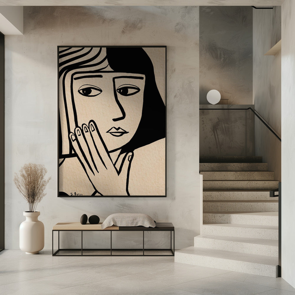 Mädchen mit dem Blick | Poster