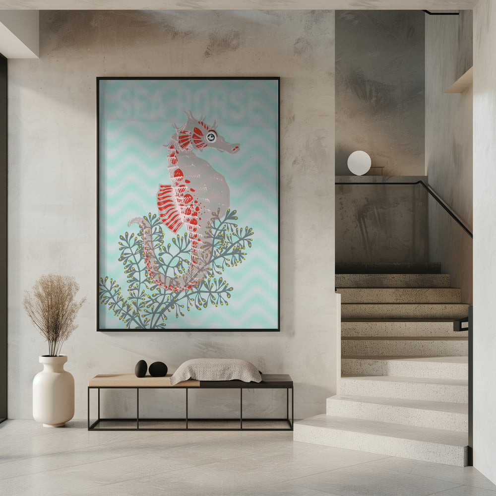 Meeresleben Seepferdchen Neptuns Freude | Poster