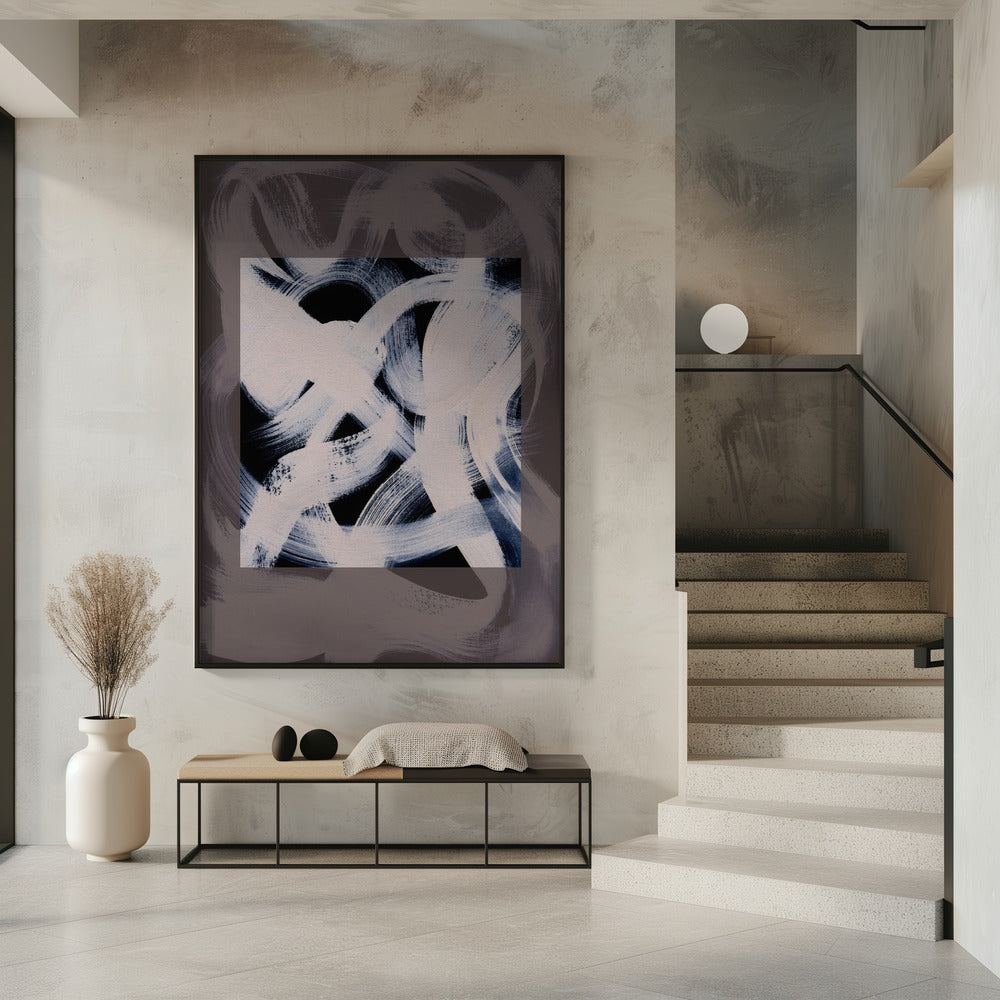 Abstrakte Pinselstriche 164X | Poster