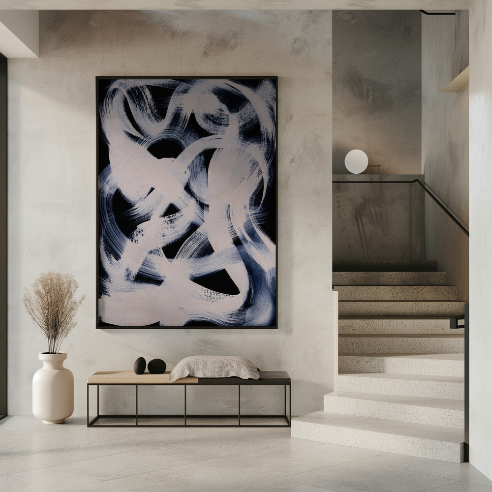 Abstrakte Pinselstriche 164 | Poster