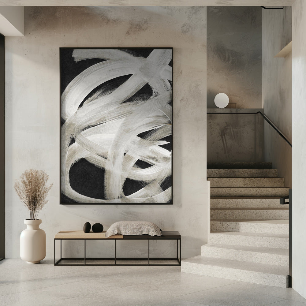 Abstract Brush Strokes 129 | Poster