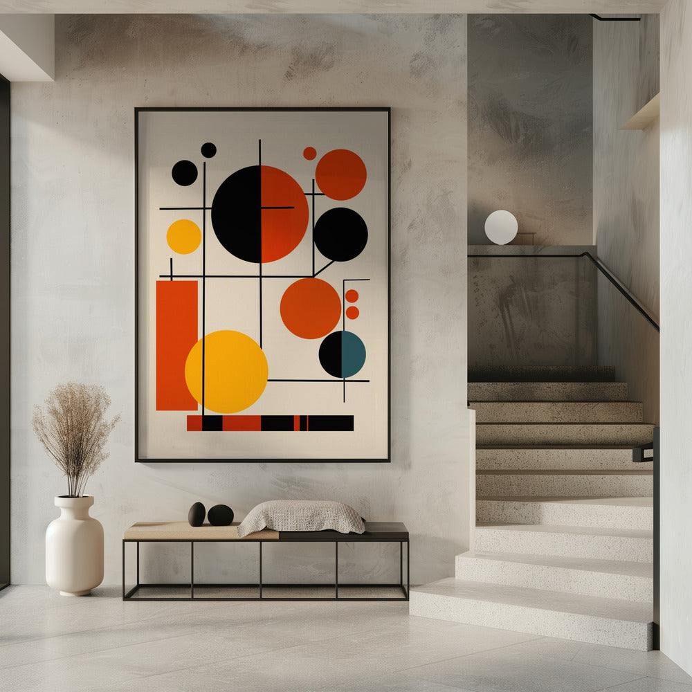 Geometrische Formen und kräftige Farben | Poster
