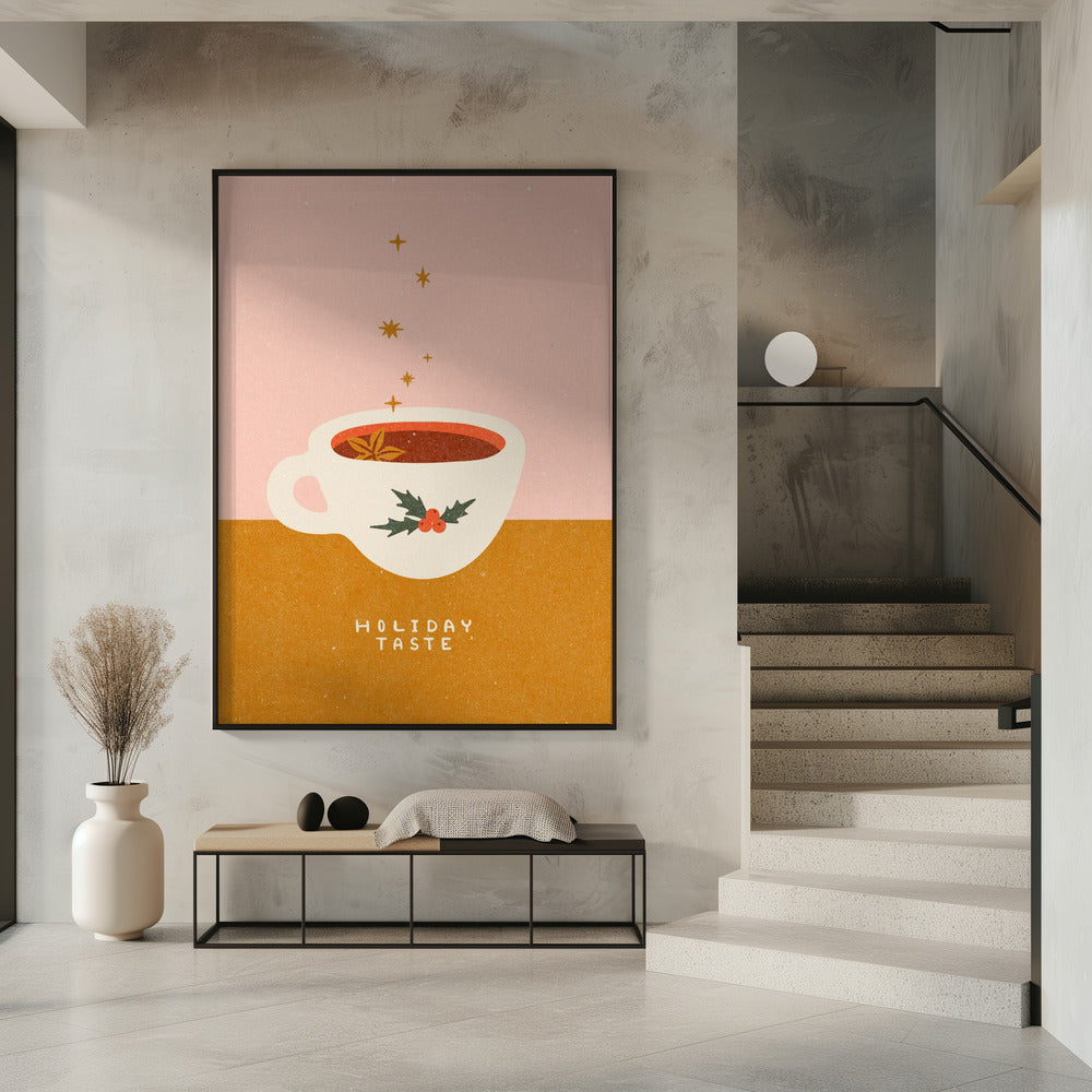 Mulled wine mug. Holiday Taste | Poster