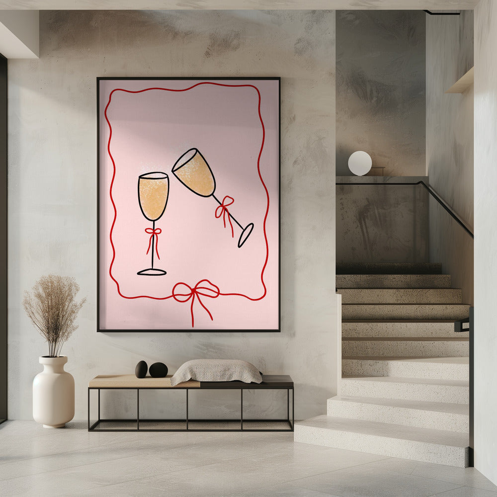 Champagner Prost | Poster