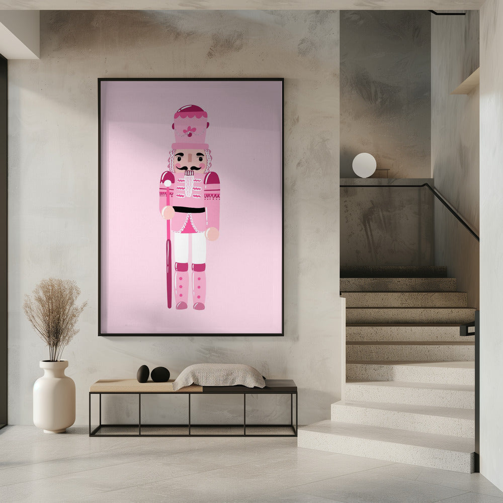 Pink Nutcracker Charm | Poster