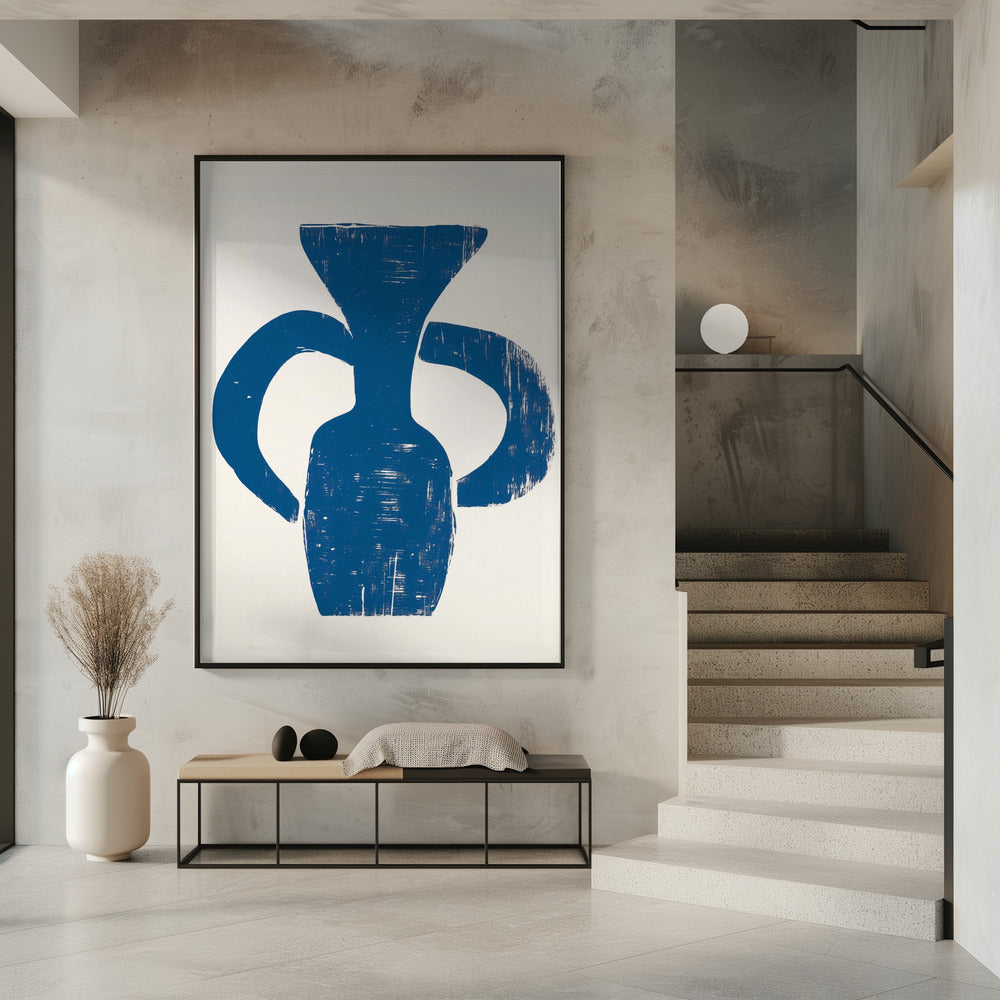 Vase Blau | Poster