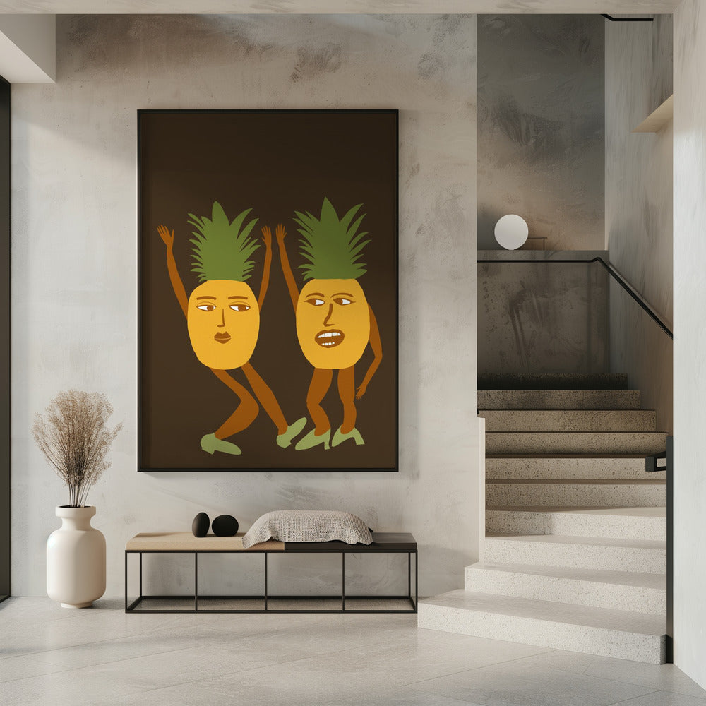 Tanzende Ananas | Poster