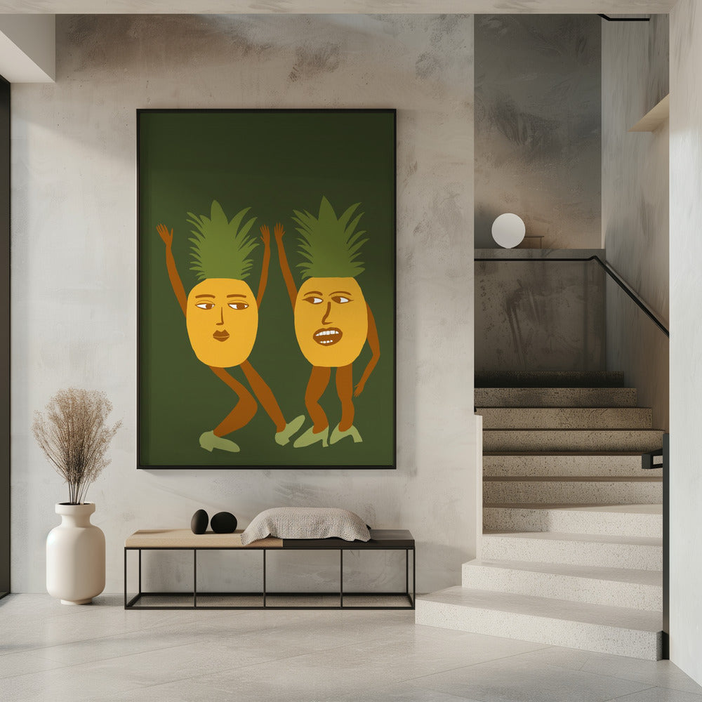 Tanzende Ananas | Poster