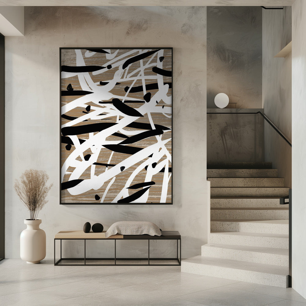 Chaotic Strokes Dance | Poster