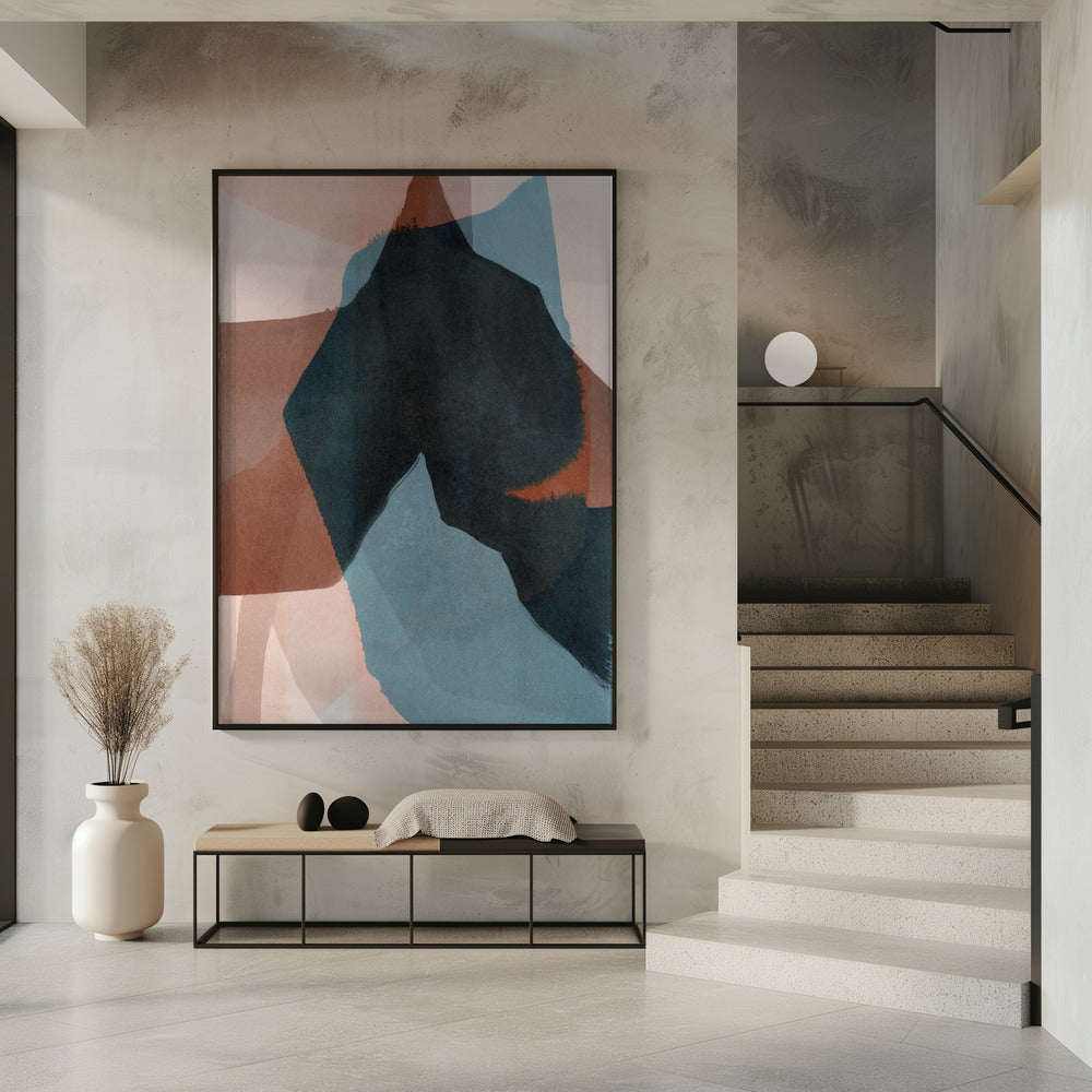 Abstract Dipped Landscape 4 | Poster