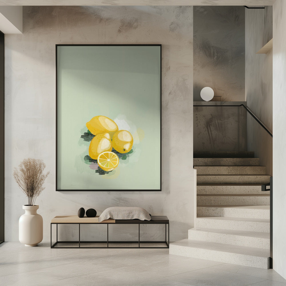 Three and a half lemons | Poster