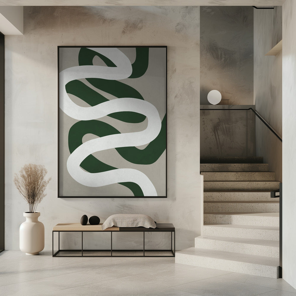 Expressionistische Kurven 3 | Poster