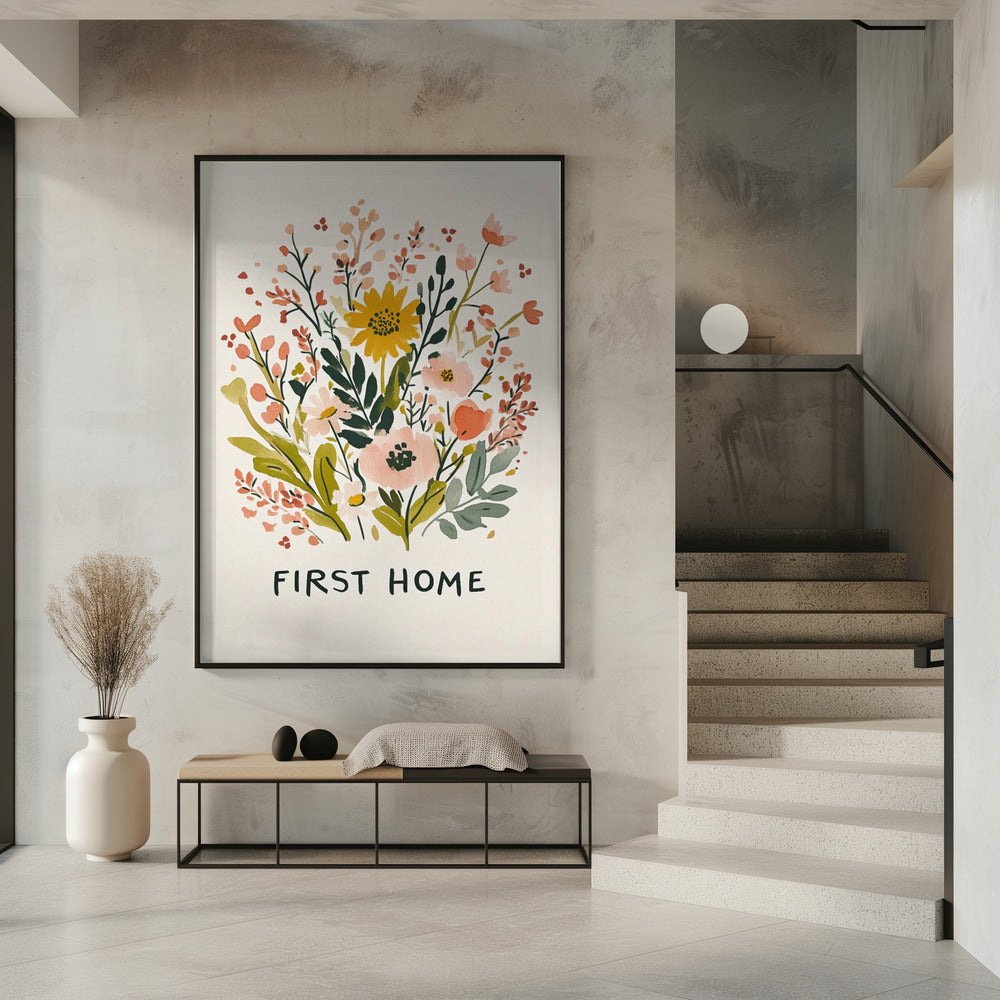 Blühendes Willkommen | Poster