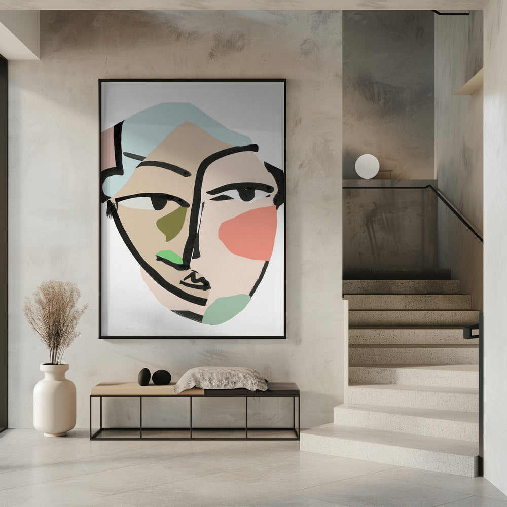 Visage No2 Art Print | Poster