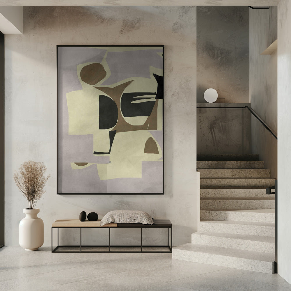 Abstrakter Grafikdruck Nr. 1 | Poster