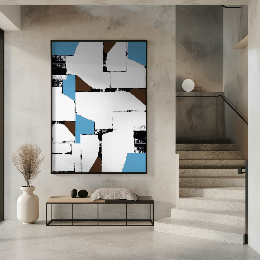 Abstrakte neutrale Geometrie Nr. 1 | Poster