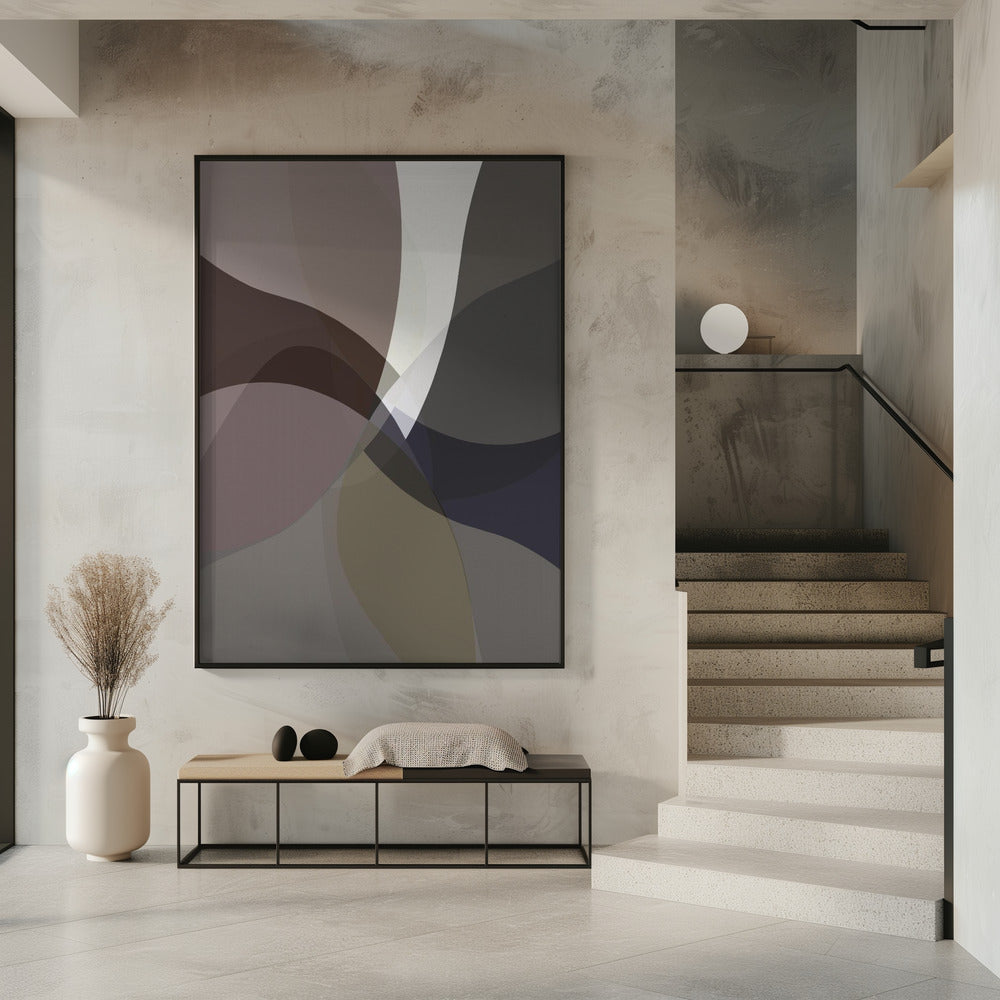 Abstrakte neutrale Formen Druck 5 | Poster
