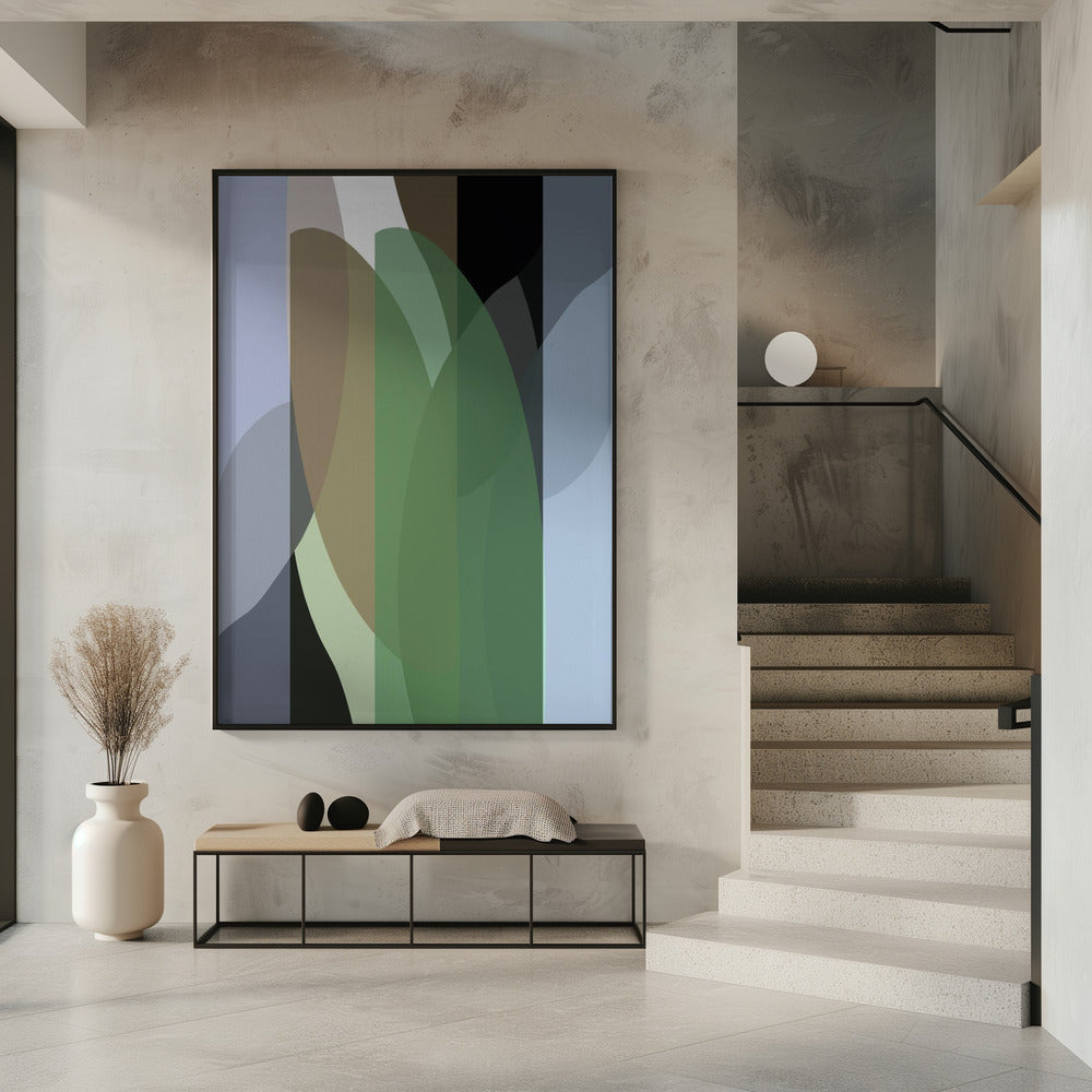 Abstract Shapes Art Print No 3 | Poster