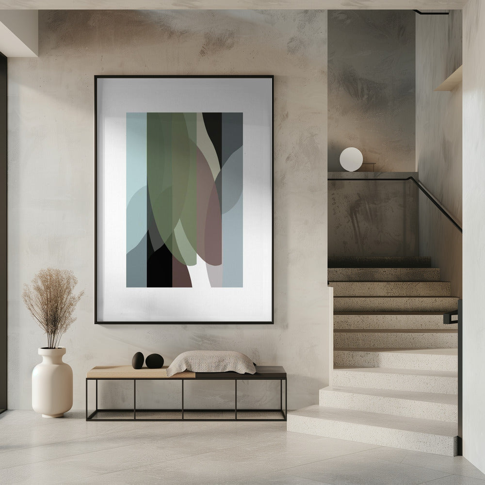Abstract Shapes Art Print No 4 | Poster