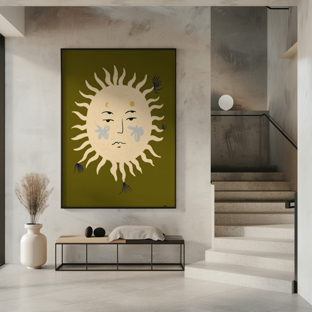 Sun's Serene Face | Poster
