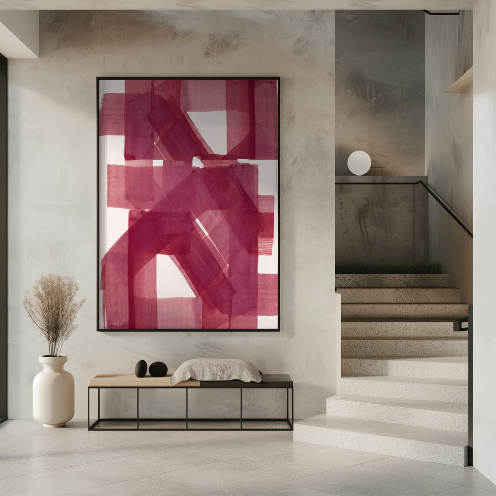Abstract Windsor Wine 1 | Poster