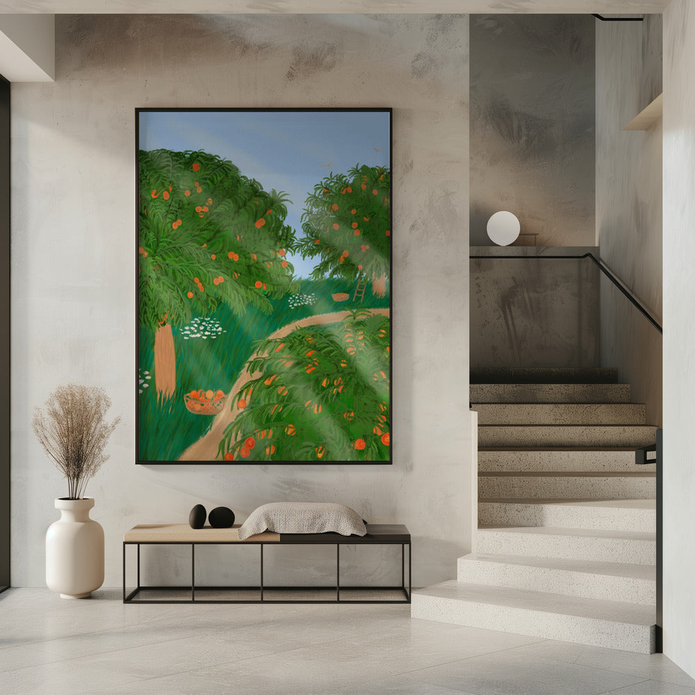 Peach Garden | Poster
