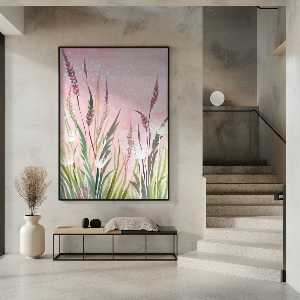 Rosa und Grün 33 | Poster