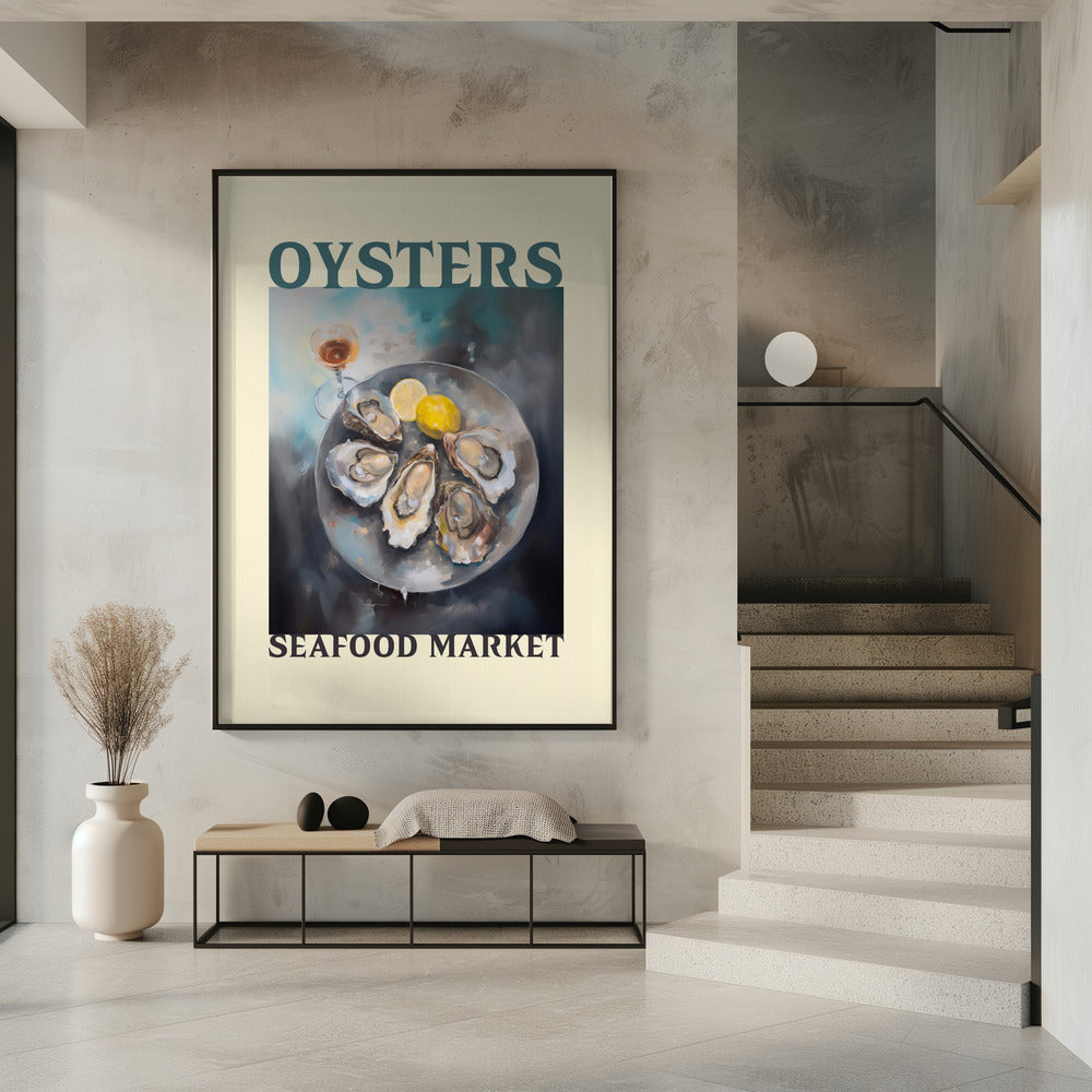Austern-Meeresfrüchtemarkt | Poster