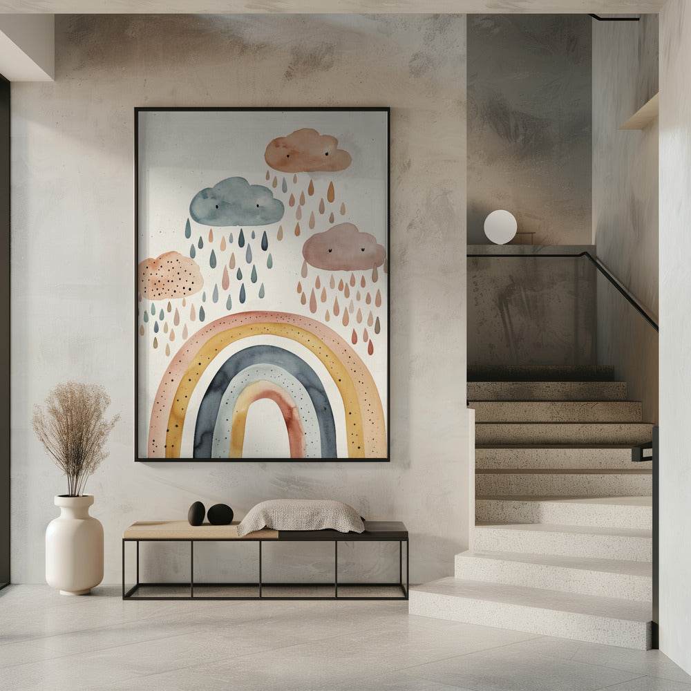 Verspielte Regenbögen | Poster