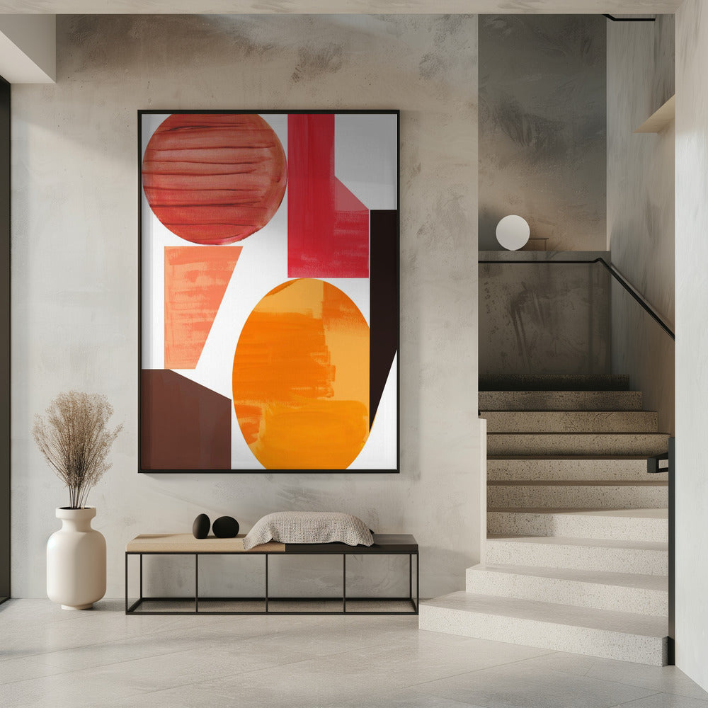 Geometrische Wärme Nr. 1 | Poster