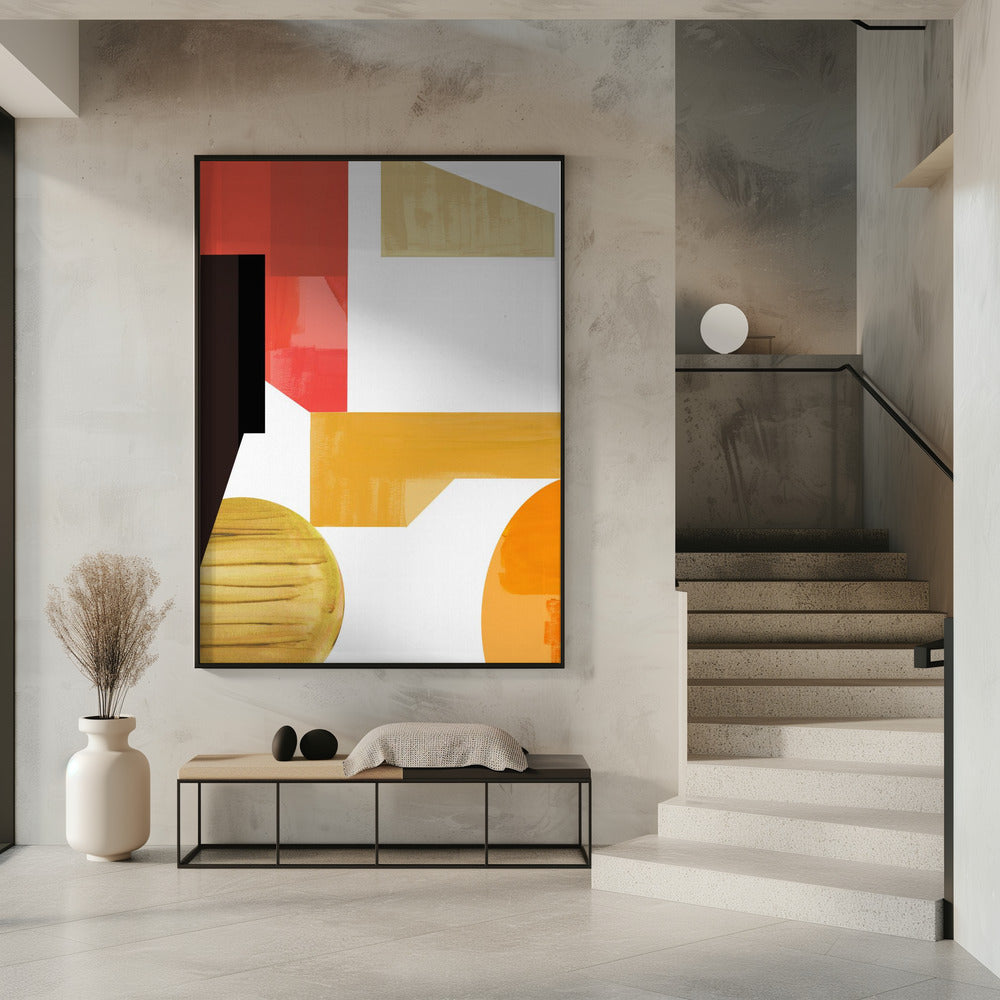 Geometrische Wärme Nr. 3 | Poster