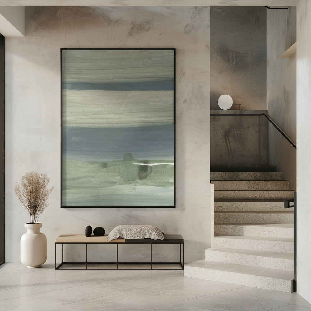 Minimale dunkle Landschaft 2 | Poster