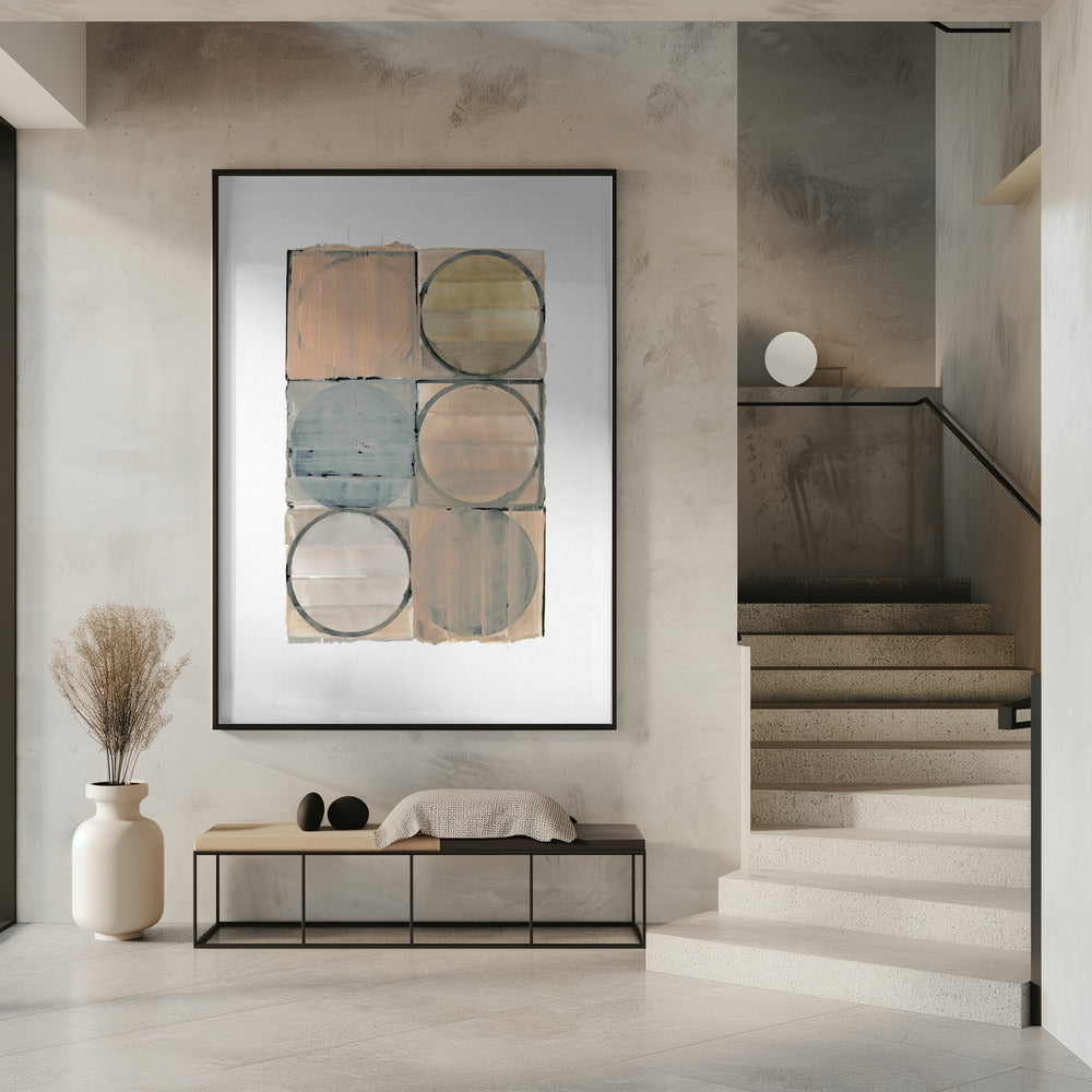 Kreise in Quadraten Nr. 2 | Poster