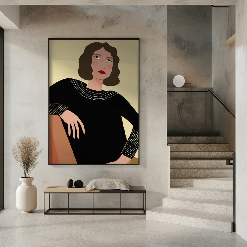 Frau entspannt | Poster
