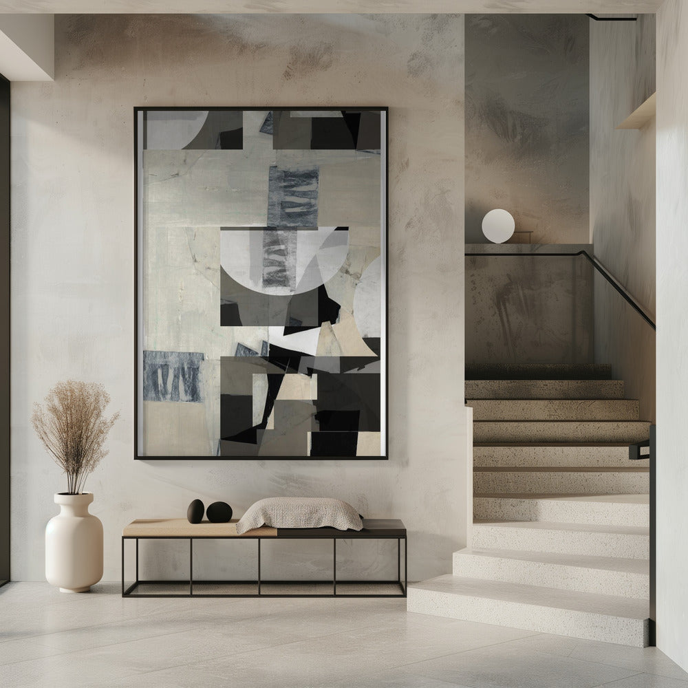 Monochrome Komposition Nr. 3 | Poster