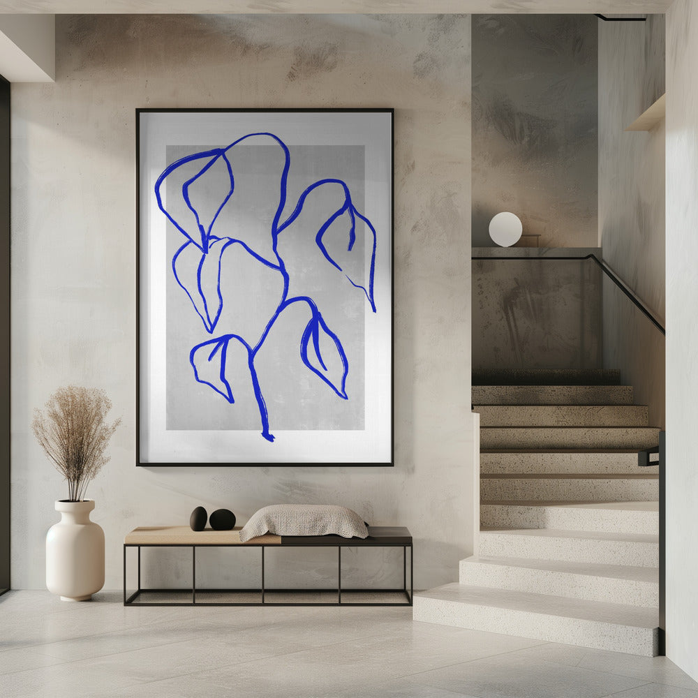 Blue Lines Harmony | Poster