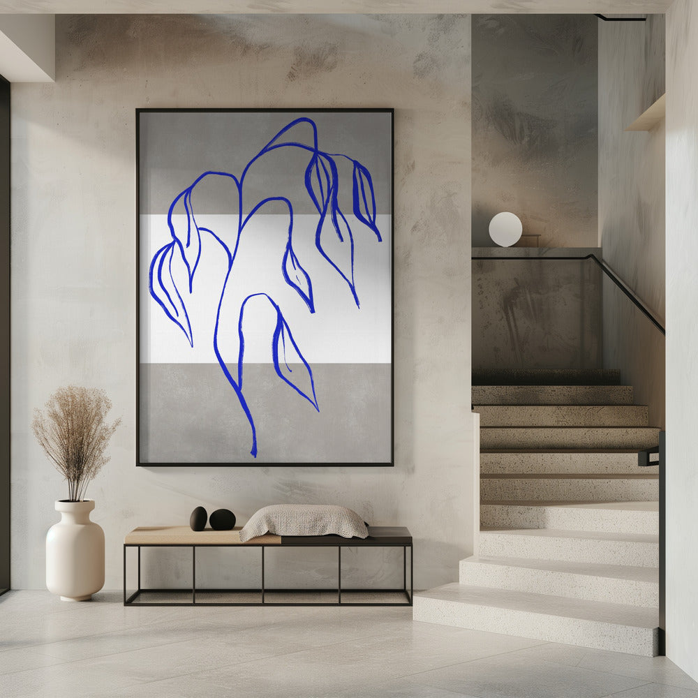 Blaue Eleganz | Poster