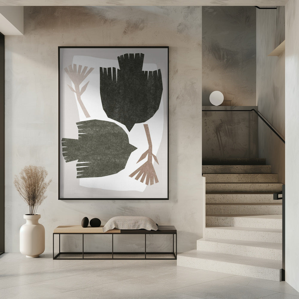 Abstract Birds Flight | Poster