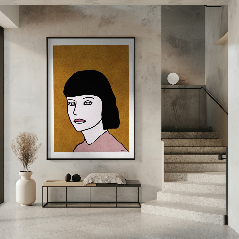 Lady looking | Poster