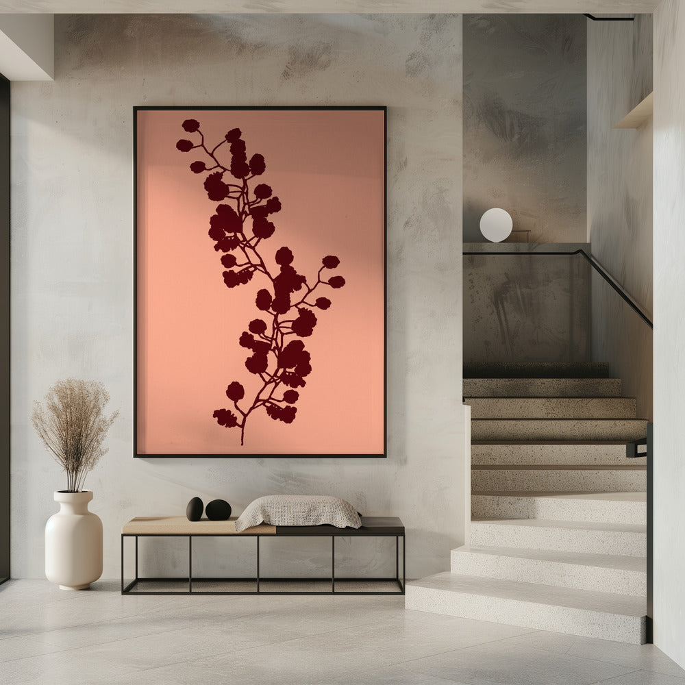 Blumensilhouette 2 | Poster