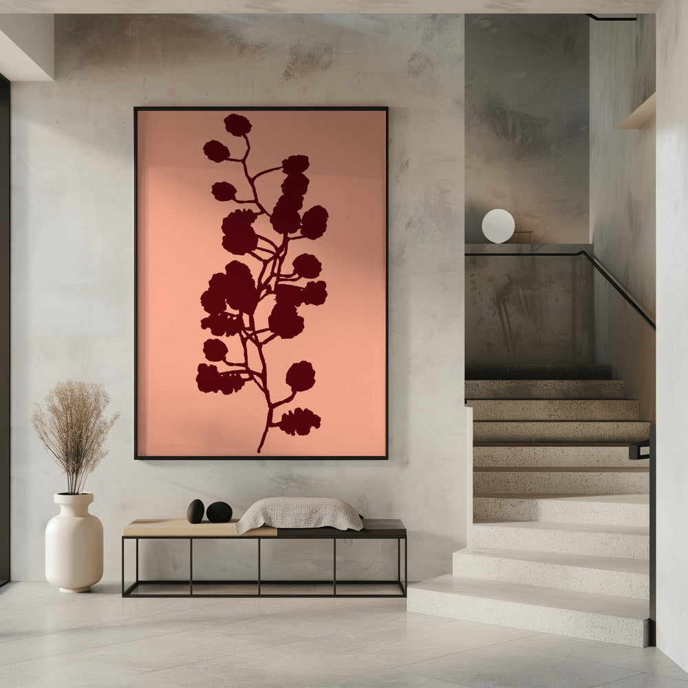 Blumensilhouette 1 | Poster